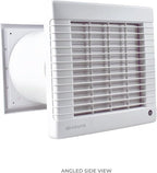 VENTS-US GK 150 MA - Easy to Install 6" Through The Wall Exhaust Fan with 176 CFM - Built to Remove Moisture, Harmful Fumes, Vapors, Odors, Humidity, and Common Indoor Air Contaminants