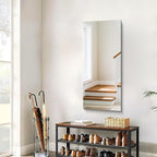CILIBER Frameless Mirror, 20x48 Inch Bathroom Mirrors for Wall, Rectangle Bathroom Vanity Mirrors with Polished Edge, Hangs Horizontally or Vertically for Bathroom, Bedroom and Living Room