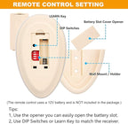 FAN35T Ceiling Fan Remote Control Replacement for Allen+Roth, Kichler, 3-Speed, Light Dimmer, Learn Key, 303.9MHz,with Wall Holder,Easy to Program