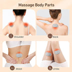 Wireless TENS Unit, Health Expert,Protable Massager,Muscle Stimulator with LCD Screen and Charging Box