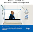 Tapo 1080P Indoor Wired Security Camera - Works as a Baby Monitor & Pet Camera, Motion Detection, 2-Way Audio, Siren, Night Vision, Subscription-Free Local Storage or Optional Cloud, C101(4-Pack)