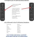 Function101 F101-ATVRM-BT Bluetooth Replacement Button Remote for Apple TV | BLE and Infrared Connectivity | 2 AAA Batteries Included