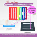 Smile4autism Small 7x9” Tools Perfect to Keep Your Loose Visual Picture Cards Organized. Autism, ABA, ADHD, Language & Apraxia Aspergers