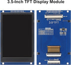 XIITIA 2pcs 3.5" SPI TFT LCD Display Module 320x480 RGB LCD Screen 3.3V ST7796 Drive SPI Interface 8pin Full Color for Arduino DIY