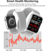 EarlySincere Smart Watch for Women with Bluetooth Call Answer/Dail,1.9'' HD Full Touch Screen Fitness Tracker, Smartwatch with Heart Rate Blood Oxygen Blood Pressure Sleep Monitor for Android iOS