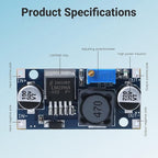 KERWINN 5PCS LM2596 DC-DC Buck Converter Step Down Module, 3.0-40V to 1.5-35V Adjustable Voltage Regulator Power Supply