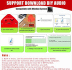 XLW Voice Recorder, 16min Sound Recorder for Stuffed Animals,Personal Voice Message Recordable Chips Module for Christmas Valentine's Day Plush Toy & DIY Creative Sound Gifts for Boys, Girls (Red)