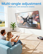 Full Motion Articulating Swivel TV Monitor Wall Mount Bracket for 13'' to 43'' TVs Articulating Arms Swivel Tilt Extension Rotation for Corner RV Motorhome Max VESA 200x200 Max Load 48 lbs
