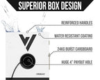 Voltive 16/4 Speaker Wire, in-Wall CL3 & Direct Burial, Black, 250ft - 16AWG, 4 Conductors, Stranded Oxygen-Free Copper, UL Listed - V-1211-3