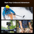SmallRig Utility Frame Cage for Insta360 Ace Pro 2 / Ace Pro, Supports Horizontal and Vertical Shooting, Action Camera Mounting Frame with Mounting Claw and Cold Shoe for Video Light Microphone - 5000