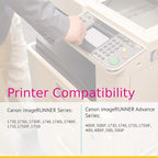 CS Compatible Toner Cartridge Replacement for Canon GPR-39 2787B003AA Black Canon ImageRunner 1730 ImageRunner 1740 ImageRunner 1750 ImageRunner 1750iF ImageRunner 1730iF ImageRunner 1740iF 2 Pack