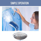 UNDERJAY Steamer for Clothes 1200W, Compact Handheld Garment Steamer for Home, Travel, Office. Portable Clothing Steamer with Upgraded Large Capacity Water Tank. Fabric Wrinkle Remover.