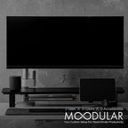 ULTRARM Moodular Add-ons Storage Tray [Accessory Only - Requires Moodular Wooden Monitor Stand Slide Rails for Use] Black MSA-TR