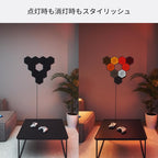 Nanoleaf Shapes LED Wall Lights, RGBW Smart Wall Panels with 16M+ Color, Compatible with Alexa & Google Assistant, Music Sync, DIY Gaming Light for Home Decor (Black Hexagons Smarter Kit 9 Pack)