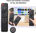 Replacement for LG MR25GA Magic Remote AKB76046602, Voice Control & Pointer Remote Compatible with LG TVs 2025 OLED G5/C5/B5 QNED 92A/85A/80A UA77 Series & Older Models MR25GA/24GA/23GA/22GA/21GA/20GA