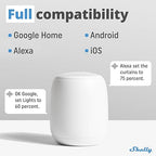 Shelly Plus Uni | Smart Wi-Fi and Bluetooth Operated Module with Dry Contacts | Home Automation | Compatible with Alexa & Google Home | No Hub | Precise Voltmeter | Pulse Counting | Sensor Interface