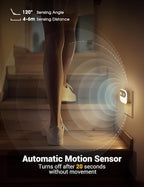 JandCase Motion Sensor Night Light, Night Lights Plug into Wall 2 Pack, 3000K/4000K/5000K Motion Activated Night Light, Light Sensor & Motion Sensor Nightlight for Bedroom, Stairs, Hallway