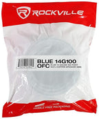 Rockville Blue 14G100 14 Gauge 100 Ft Speaker Wire, 100% OFC Copper, Marine-Grade Tinned, Flexible, Low Resistance, for Car, Marine, and Home Audio