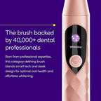 Burst Pro Sonic Advanced Electric Toothbrush for Adults (Rose Gold) | Soft Bristles | 33,000 Vibrations | Long-Lasting Battery and Multiple Brushing Modes