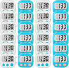 Classroom Timers for Teachers Kids Large Magnetic Digital Timer Teacher Supplies 24 Pack-Blue White