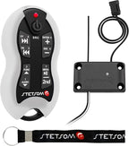 Stetsom SX2 - Universal Remote Control, Infrared, Long Range (1640 ft), 16 Functions, Learning Mode, Compatible with Car Audio Head Units, Home Devices and Video Equipment