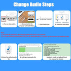 JRGKJCP 16 Minutes Voice Recorder, Record Custom Message for Crafts, Stuffed Bear, Baby Doll, and Pillow