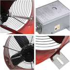 Maxx Air Professional Grade Gable Mount | Power Attic Ventilator, 2.6-Amp 60-Hz Motor and 14-Inch Blade | Quiet Home Attic Fan 1300 CFM | 1,850 SQ. FT. (Red)