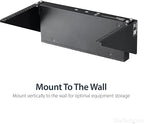 StarTech.com 6U Wall Mount Patch Panel Bracket – 19 in – Steel - Vertical Mounting Bracket for Networking and Data Equipment , TAA (RK619WALLV)