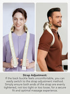 SKG Neck Massager for Pain Relief Deep Tissue Shiatsu Cordless Neck and Shoulder Massger with Heat Birthday Gifts for Men Women Dad Mon Grandpa H7 Ultra E
