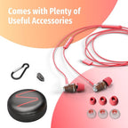 Symphonized Premium Wooden iPhone Earphones Wired (USB C) Deep Bass Sound, 3D Sound, Microphone Volume Control, 90% Noise Cancelling for Type C Devices. Earphones for iPhone 15 to 17 & Android