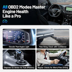 TOPDON AL500B OBD2 Scanner Battery Tester 2 in 1 Code Reader, Full OBDII Diagnosis, 12V Battery Tests & 12V/24V Cranking Tests, Charging Tests, Scan Tool, Car Diagnostic Tool for All OBDII Cars