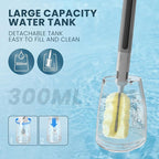 SweetLF Water Dental Flosser Pick for Teeth, 5 Modes Cordless Portable Oral Irrigator, 300ML Tank Water Teeth Cleaner with 5 Jet Tips, IPX7 Waterproof Rechargeable Flossing Picks for Home Travel