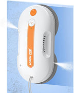 JSDROBOT Lite Window Cleaning Robot,5300Pa Window Cleaner Robot with Pressured Wiping Dual Water Spray Close to The Border Wipe Edge Detection Intelligent Path Plan
