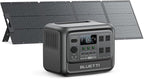 BLUETTI Elite 100 V2 Solar Generator with 200W Solar Panel (Ships Separately), Portable Power Station 1024Wh w/ 4 1800W AC Outlets, 35% Smaller, Ideal for Camping, Emergencies, Backup Power