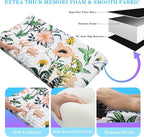 Computer Keyboard Stand with Wrist Rest, Ergonomic Tilted Keyboard Holder - Keyboard Riser with Wrist Pad - Keyboard Tray Support for Office Home - Wild Grass
