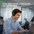 Yealink UH35 Wired Headset, USB Headset with Noise Cancelling Mic, Optimized for Skype and Zoom and Other Leading Conferencing Platforms, All-Day Comfort Design, Mute Button, Busylight