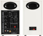 Edifier MR3 Powered Studio Monitor Speakers, Hi-Res Audio Certified Bluetooth V5.4 Active Bookshelf Loudspeakers, 2.0 Computer Speaker with Headphone Output RCA AUX Balanced TRS Input (White)