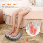 Snailax Vibration Foot Massager with Heat,Remote Control,Adjustable Vibration Speed Electric Massager Machine for Circulation,Plantar Fasciitis, Pain