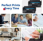 148X W1480X High Yield Toner Cartridges (Black, 2-Pack) Compatible Replacement for HP 148X 148A W1480A Work with HP Pro 4001 4001n 4001dw 4001dn MFP 4101 4101dw 4101fdn 4101fdw Printer