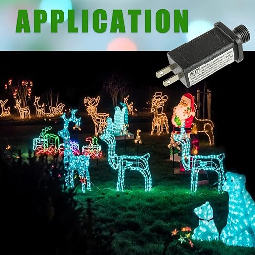 SIGANDG 12V 6W LED Transformer Replacement Class 2 Power Supply for Christmas String Light Inflatable Decorations LED Controller IP44 Waterproof Low Voltage
