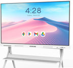 Interactive Smart Board for Classroom, 55” 8+128 GB Electronic Digital Whiteboard Built-in Google EDLA-Certified Android 14 OS - 4K Touchscreen Smartboard for Home Office School Studio Display