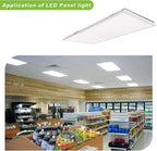 hykolity (6 Pack 2x4 FT LED Flat Panel Troffer Light, 30/40/50W 3-Wattage Selectable, 0-10V Dimmable, 5000K 5500lm Lay in Fixture for Office, 3-Lamp F32T8 Fixture Replacement