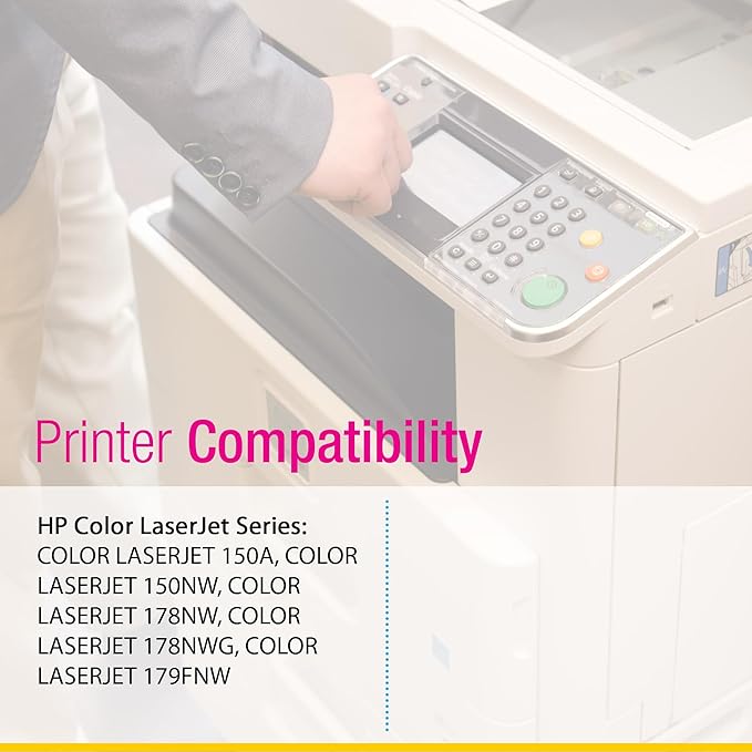 CS Replacement Compatible with HP 179FNW Toner Cartridge W2063A to use with 150A 150NW 178NW 178NWG (Magenta, 1-Pack)