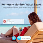 SwitchBot WiFi Water Sensor, Smart Water Leak Detector, 100dB Adjustable Alerts & App Alerts, IP67 Waterproof, Wireless Detector for Kitchen, Bathroom, Basement, No Hub Required (Support 2.4G) (3)