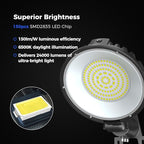 AIKVSXER LED Barn Lights 160W 24000LM Yard Area Light Dusk to Dawn Outdoor Lighting 6500K Security Flood Light IP66 Waterproof for Garden Garages Street Warehouse Farmhouse 12 Pack