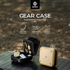 ELECOM NESTOUT Gear Storage Case, Lightweight Hard Shell, Water-Resistant, Stackable Organizer with Padded Dividers, Impact Resistant, Fits Travel Outdoor Batteries Tech Accessories