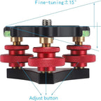 Tripod Leveler Stand with +/-5 Degree Precision Adjustment Bracket for Seestar s50/Panoramic Head Ball Head Video Head and Tripod