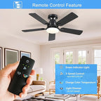 TX028C-S Ceiling Fan Remote Control Replacement for Hampton Bay Home Decorators Collection, 3-Speed Light Dimmer and Color-Changing, 4 Dip Switches Replacement for A25-TX028C-S (Remote Only)