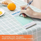 20 Pack/1000 Tickets Guest Checks Books for Servers, Green Server Books for Waitress, Server Note Pads for Restaurants