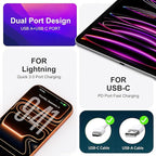 USB C Wall Charger, 3Pcs 20W PD + QC3.0 USBC Charger Block Super Fast Power Output Rapid Charging Box Wall Plug Cube for iPhone 16/17, Samsung Galaxy S24, Motorola, LG, Google Pixel 6Pro(Sea Blue)